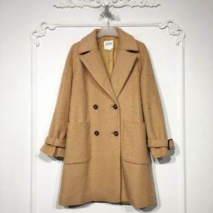 衣PTC系列旗下IM系列 8273S190 时尚毛呢外套品牌女装折扣颦