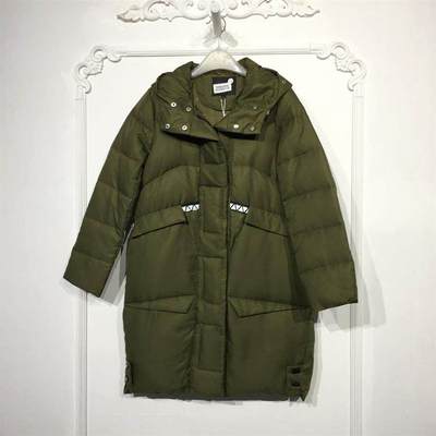 舞系列 8025S115 时尚长款羽绒服品牌女装折扣颦