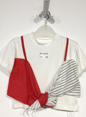 潮系列 PF11570 时尚T恤品牌童装折扣