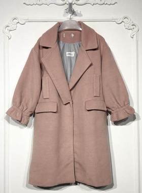 N系列 8246S032 时尚毛呢外套品牌女装折扣颦