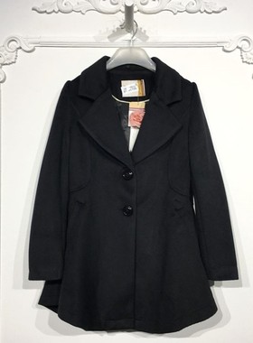 朝系列 8178S155 时尚毛呢外套品牌女装折扣颦