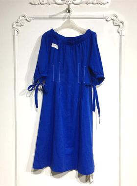 FLS系列 D82914 时尚连衣裙品牌女装折扣颦