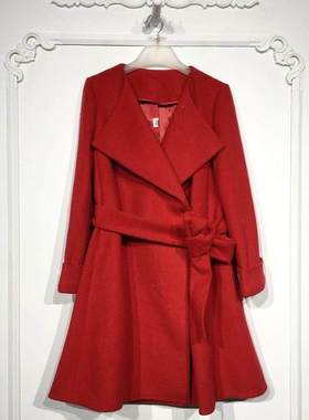 N系列 8248S083 时尚毛呢外套品牌女装折扣颦