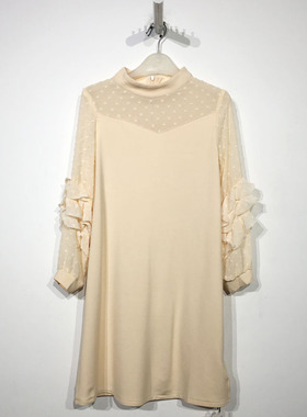 乔系列 D87221 时尚连衣裙品牌女装折扣颦