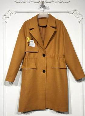 容系列 8246S041 时尚毛呢外套品牌女装折扣颦