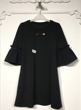 潮系列 LM07089 时尚连衣裙品牌女装折扣颦