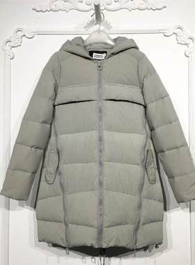 潮系列 8026S127 时尚长款羽绒服品牌女装折扣颦