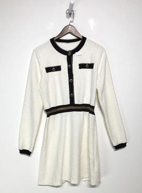 潮系列 Z01-A01374 时尚连衣裙品牌女装折扣颦