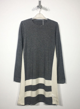 西树系列 D86238 时尚针织连衣裙品牌女装折扣颦