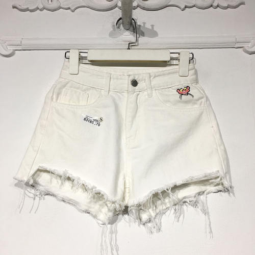 容悦 8318S070 时尚牛仔短裤品牌女装折扣颦