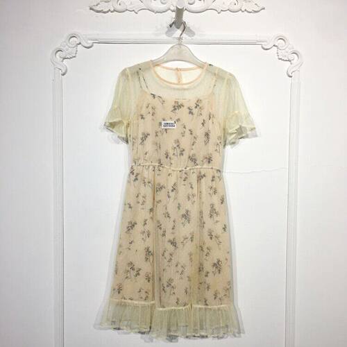 N系列 8201S084 时尚连衣裙品牌女装折扣颦