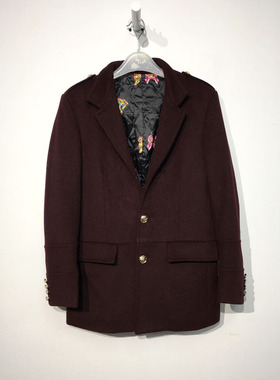 潮系列*男装 PF10445 时尚毛呢外套品牌折扣