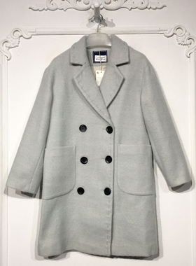 潮系列 8281S192 时尚毛呢外套品牌女装折扣颦