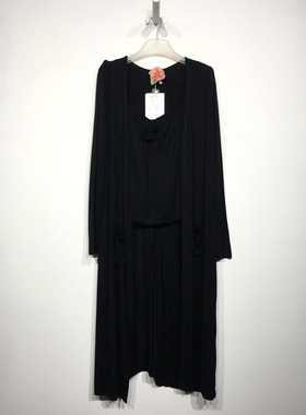 需潮系列 B82334 时尚连衣裙两件套品牌女装折扣备