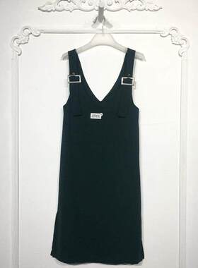 潮系列 8027S193 时尚连衣裙品牌女装折扣颦