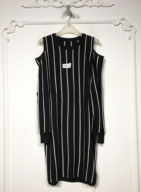 舞系列 8248S156 时尚针织连衣裙品牌女装折扣颦