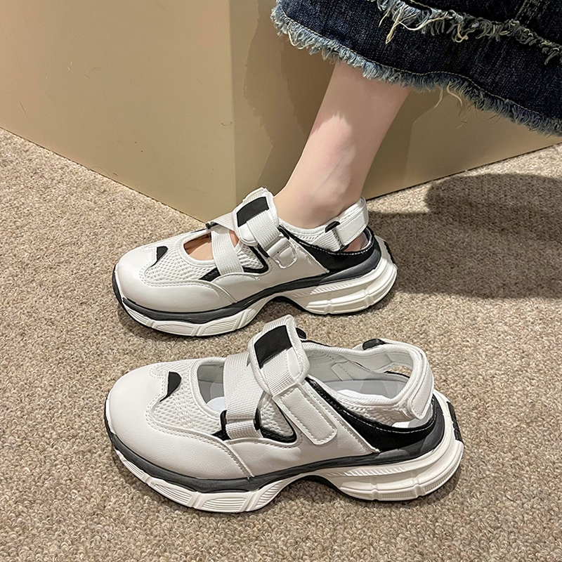 小红书爆款新款鞋子夏款老爹鞋女