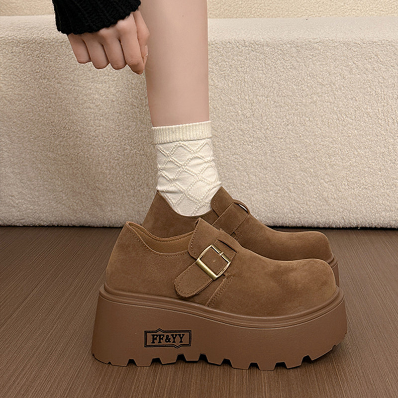 松糕厚底增高勃肯鞋女鞋子2026新款初春季一脚蹬博肯鞋单鞋乐福鞋,女鞋,勃肯鞋/软木鞋,淘宝优惠券,粉丝福利购,淘宝优惠卷