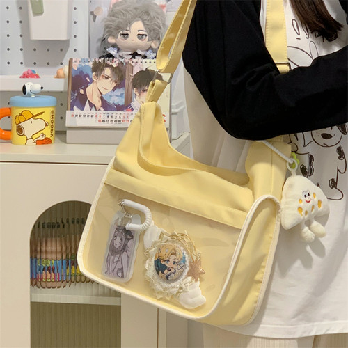 凡班2026新款夏天透明百搭痛包女