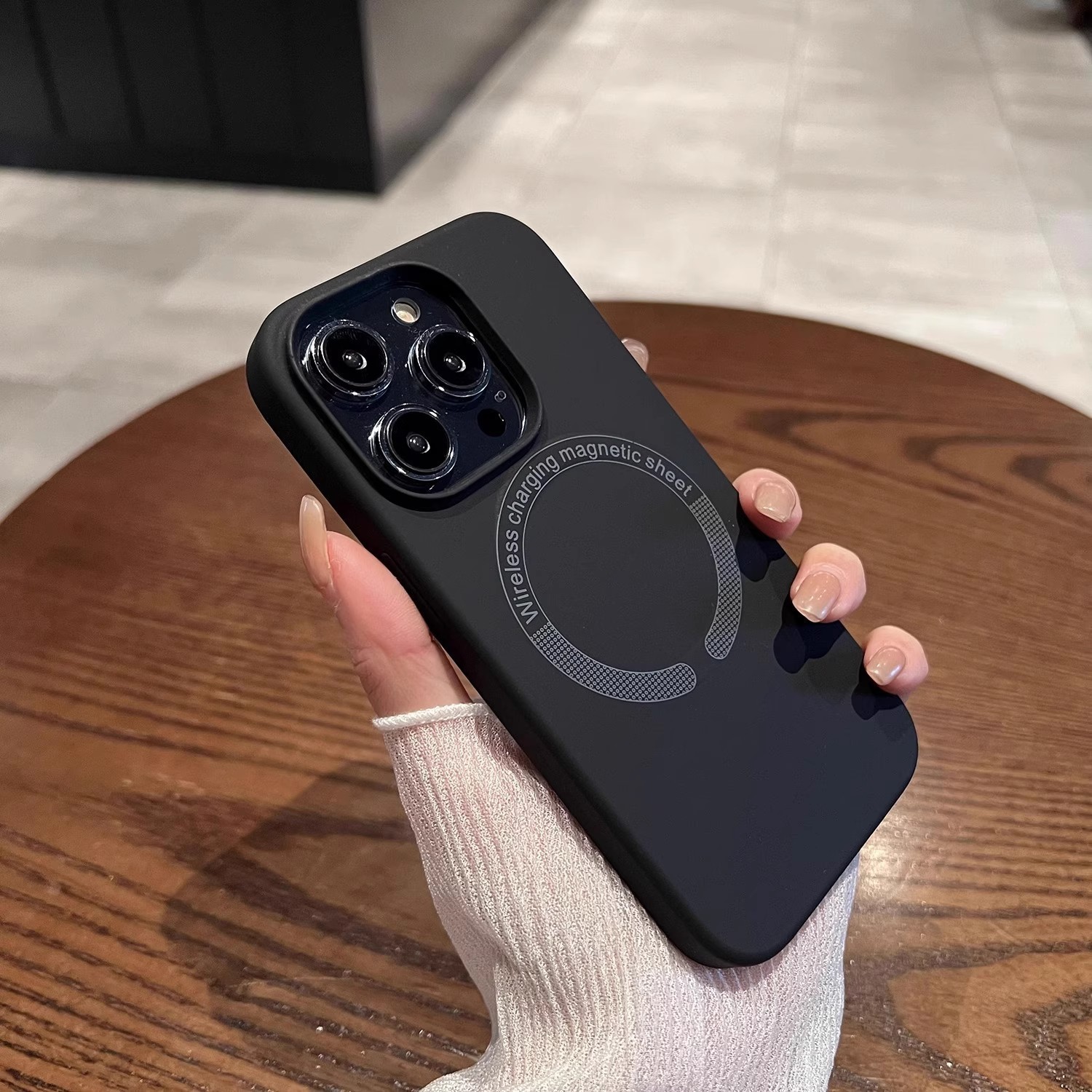官方液态硅胶适用iPhone15Pro手机壳Magsafe磁吸高级感苹果16硬套