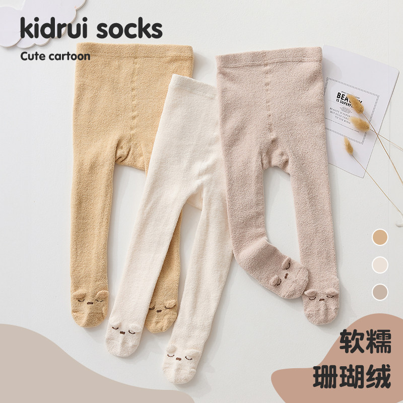 喜得瑞婴儿连裤袜秋冬加厚外穿大PP女童不掉档白色连脚打底裤春季,童装/婴儿装/亲子装,儿童袜子(0-16岁),淘宝优惠券,粉丝福利购,淘宝优惠卷