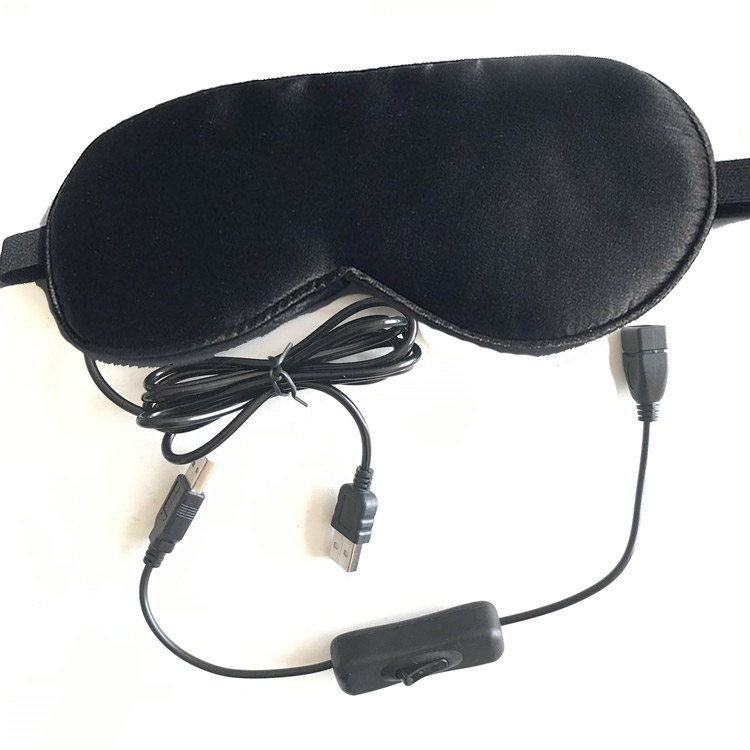 绿贝思USB碳纤维发热热敷眼罩5V供电真丝睡眠热敷缓解眼疲劳透气,居家日用,蒸汽眼罩,淘宝优惠券,粉丝福利购,淘宝优惠卷