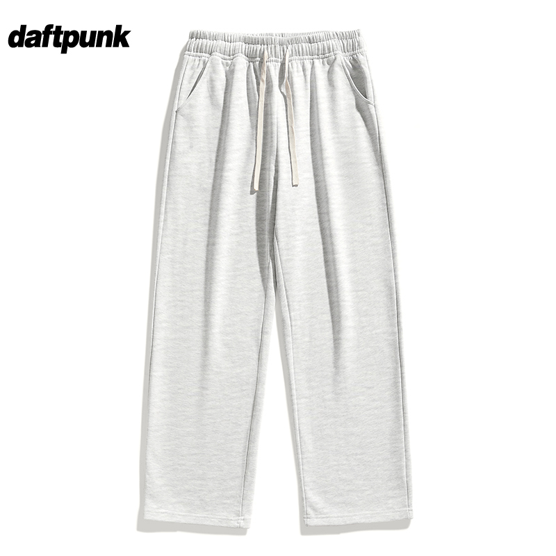 休闲卫裤秋季潮牌纯色百搭直宽松