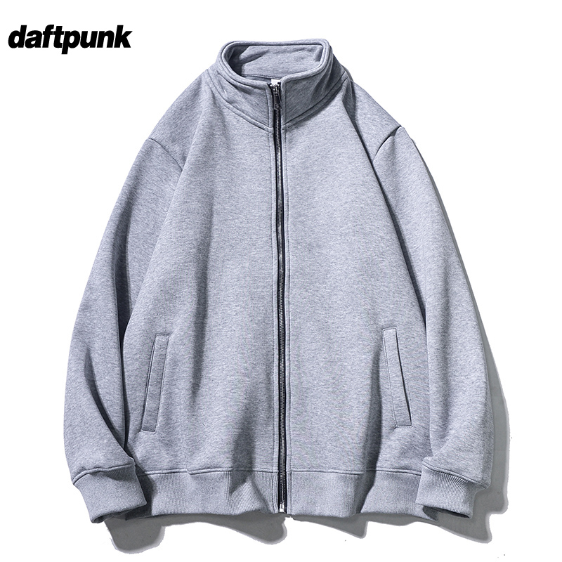 加绒加厚开衫银狐绒卫衣运动休闲