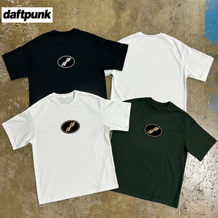 正肩休闲宽松男女情侣T恤 胸前简约勋章纯棉短袖 美式 潮牌well夏季