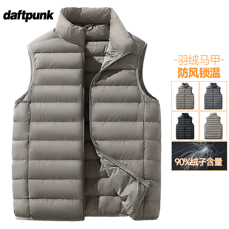 冬季轻薄羽绒服马甲外穿保暖