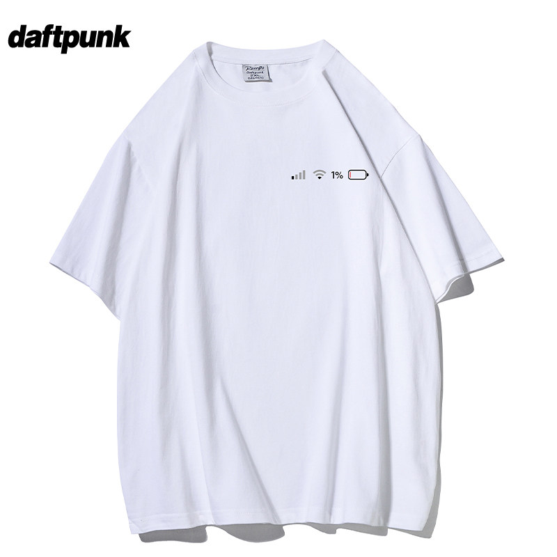 350g重磅纯棉没电没网没信号t恤