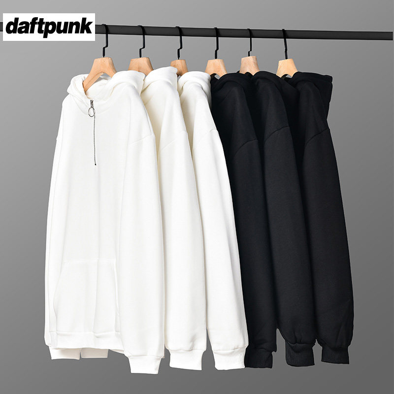 半拉链设计感小众卫衣加绒外套