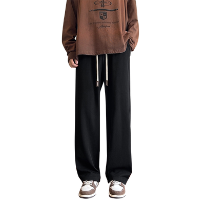 垂感冰丝裤子男夏季休闲裤夏款