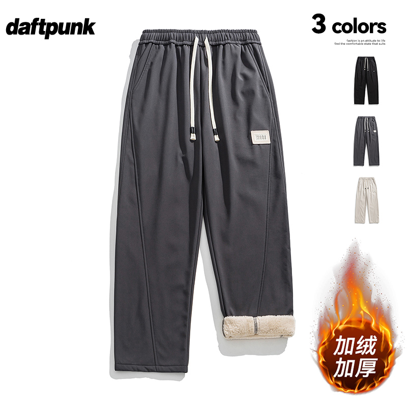 高级感重磅卫裤男秋冬