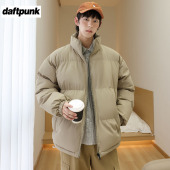 棉服潮牌宽松休闲面包服棉袄 复古短款 立领棉衣外套男冬季 加厚美式