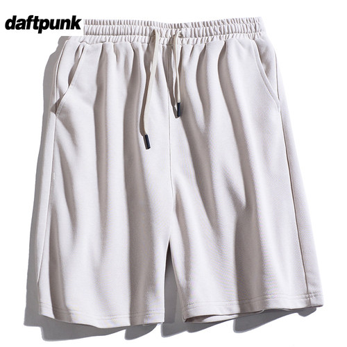 高街简约宽松休闲抽绳运动短裤