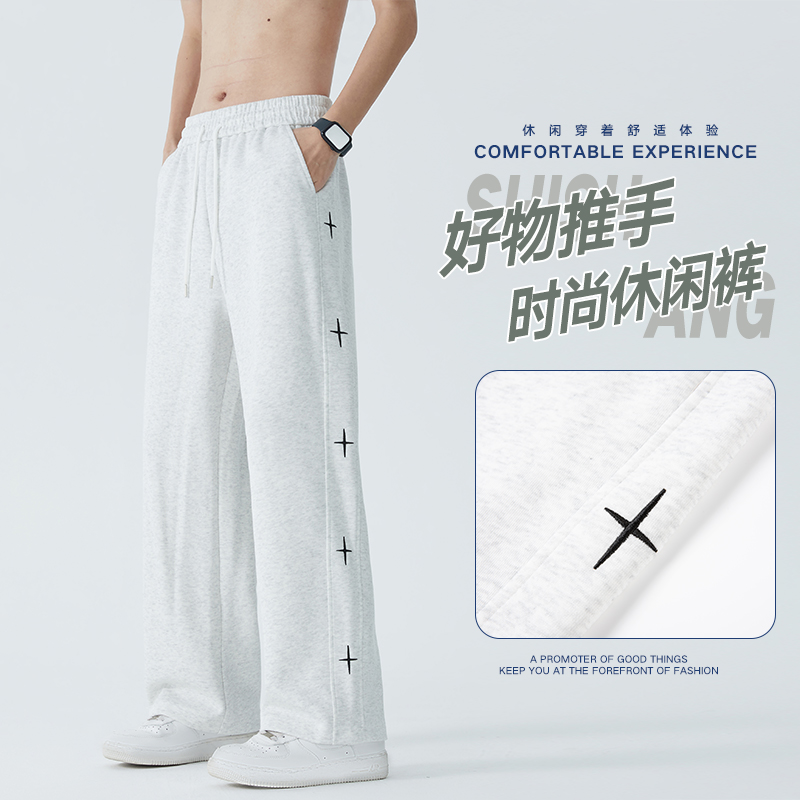 美式hiphop裤子男潮牌痞帅宽松