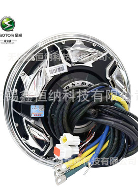 全顺电机V5瓦片12英寸3000WP40H五代QSMOTOR电机48-96V电动车电机