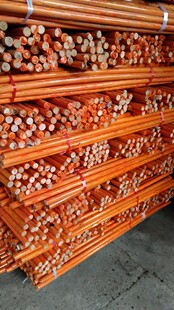 拖布拖把加粗实木拖把杆木杆木棒木棍直径28mm替换杆拖把配件 老式