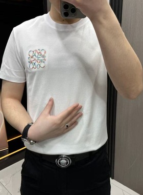 【现货】68222夏季男士爆款上新短袖T恤百搭潮流时尚简约高级舒适