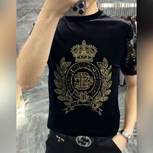 短袖修身半袖T恤衫钻石绒打底衫