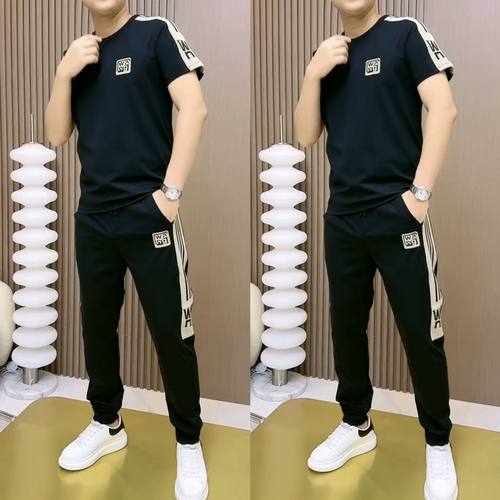 时尚舒适休闲运动服短袖两件套