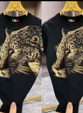 【现货】68092男士欧货夏季新款潮流半袖个性印花薄款时尚帅气T恤