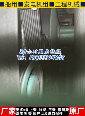 沃尔沃TAD734GE柴油机发动机组风扇皮带01183157HXI岱高