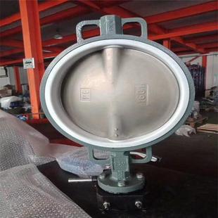 DN250 D71X 软密封蝶阀 不锈钢对夹式 中心垂直板蝶阀 16P