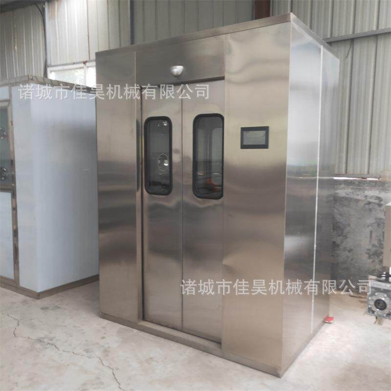 净化车间双人三吹风淋室医院全自动快速感应门风淋房食品车间专用