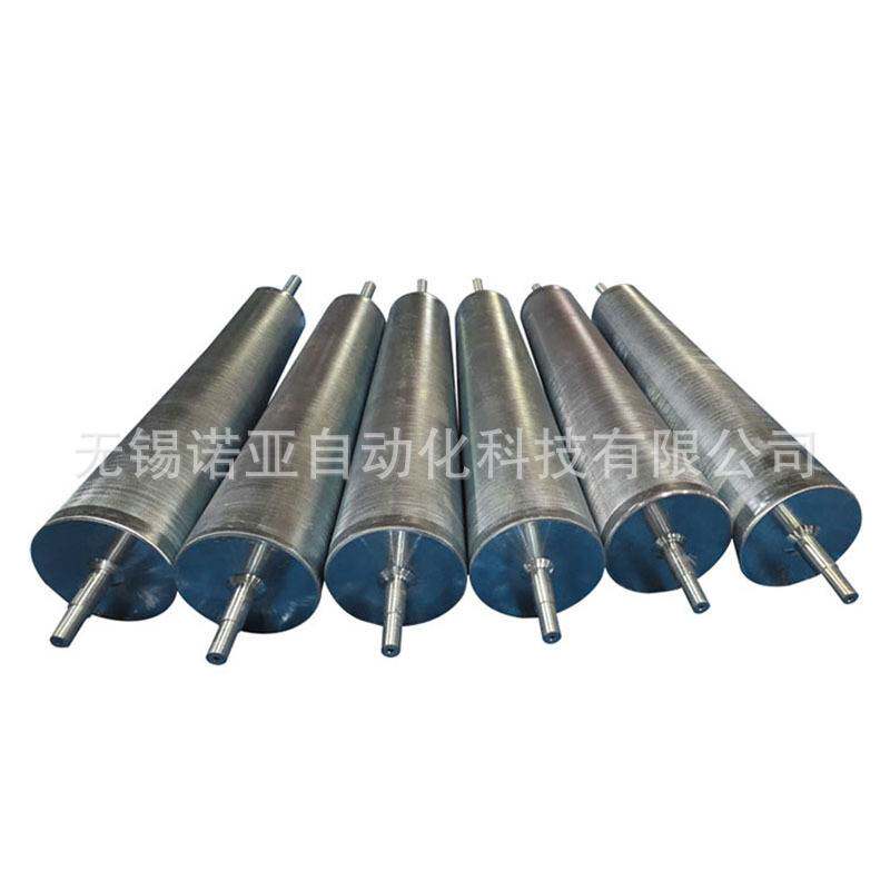 碳钢镀锌滚花电动滚筒 压花驱动防滑驱动辊筒 车加工皮带机主动辊