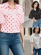 2024Summer long sleeve Shirt Ladies Shirts Women Blouse Tops