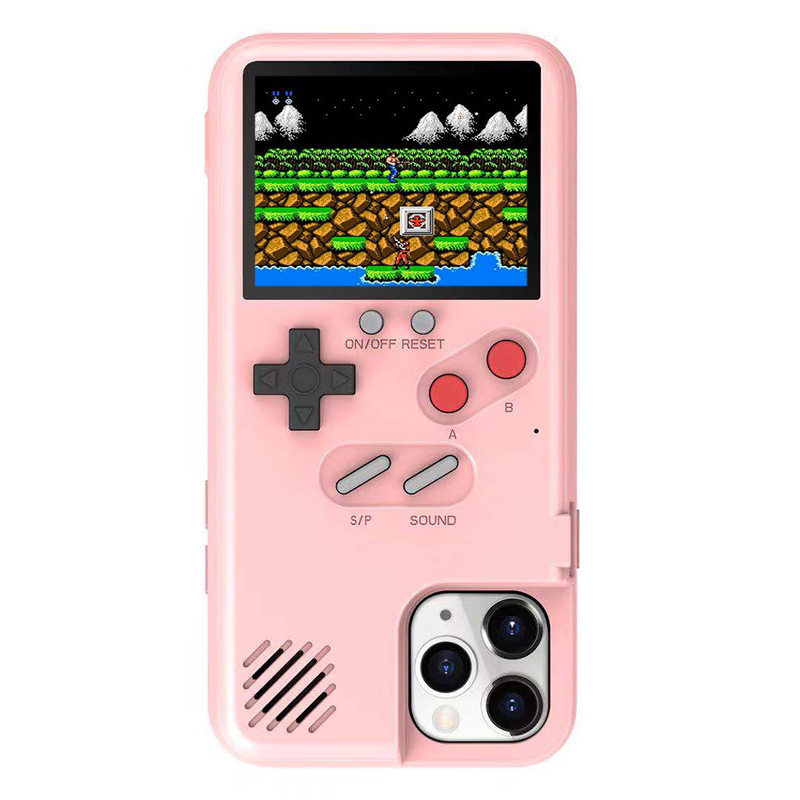 适用iPhone13彩屏游戏机手机壳XR怀旧复古12pro Max苹果11跨境78p