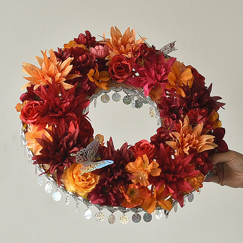 春意浓斗笠围帽斗笠带纱帷幔小唐风青烟里道具大人舞蹈用斗笠